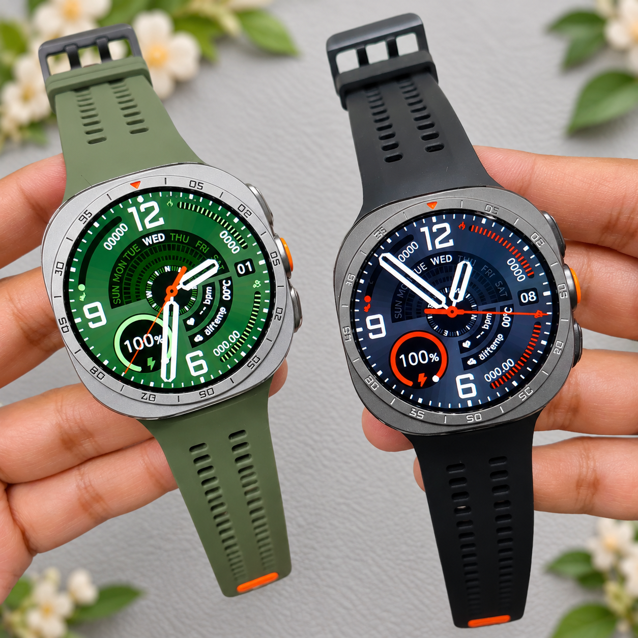 SW Watch Ultra 2 SmartWatch 47.mm BT Calling AOD Display Health monitoring Wireless Charging Compass etc...